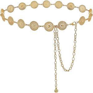 4779 Women's O-ring Chain Body Adjustable Waist (gold